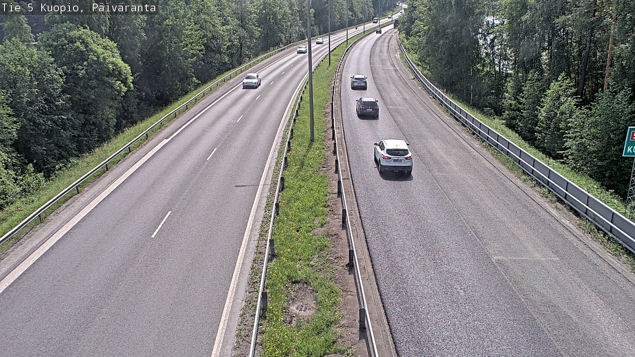 Kelikamerat Kuva Tie 5 Kuopio, Päiväranta, Kuopio, Pohjois-Savo