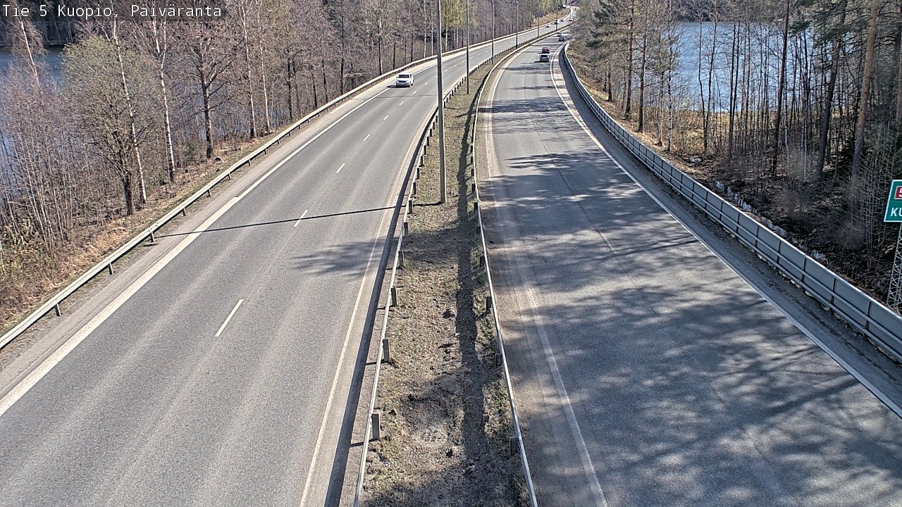 Weather Camera Image Road 5 Kuopio, Päiväranta, Kuopio, Pohjois-Savo