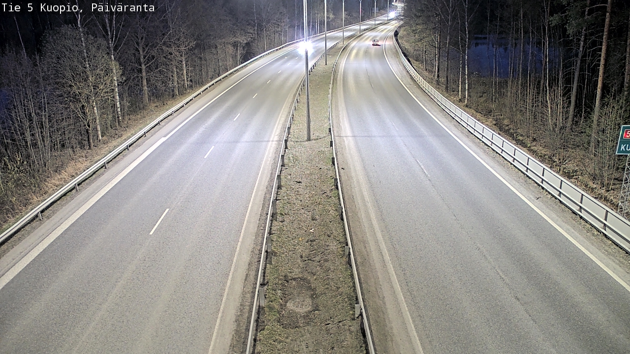 Weather Camera Image Road 5 Kuopio, Päiväranta, Kuopio, Pohjois-Savo