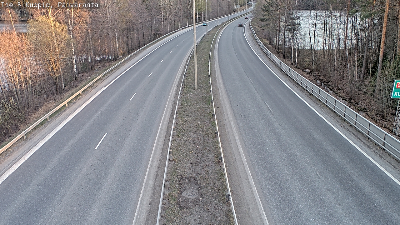 Weather Camera Image Road 5 Kuopio, Päiväranta, Kuopio, Pohjois-Savo
