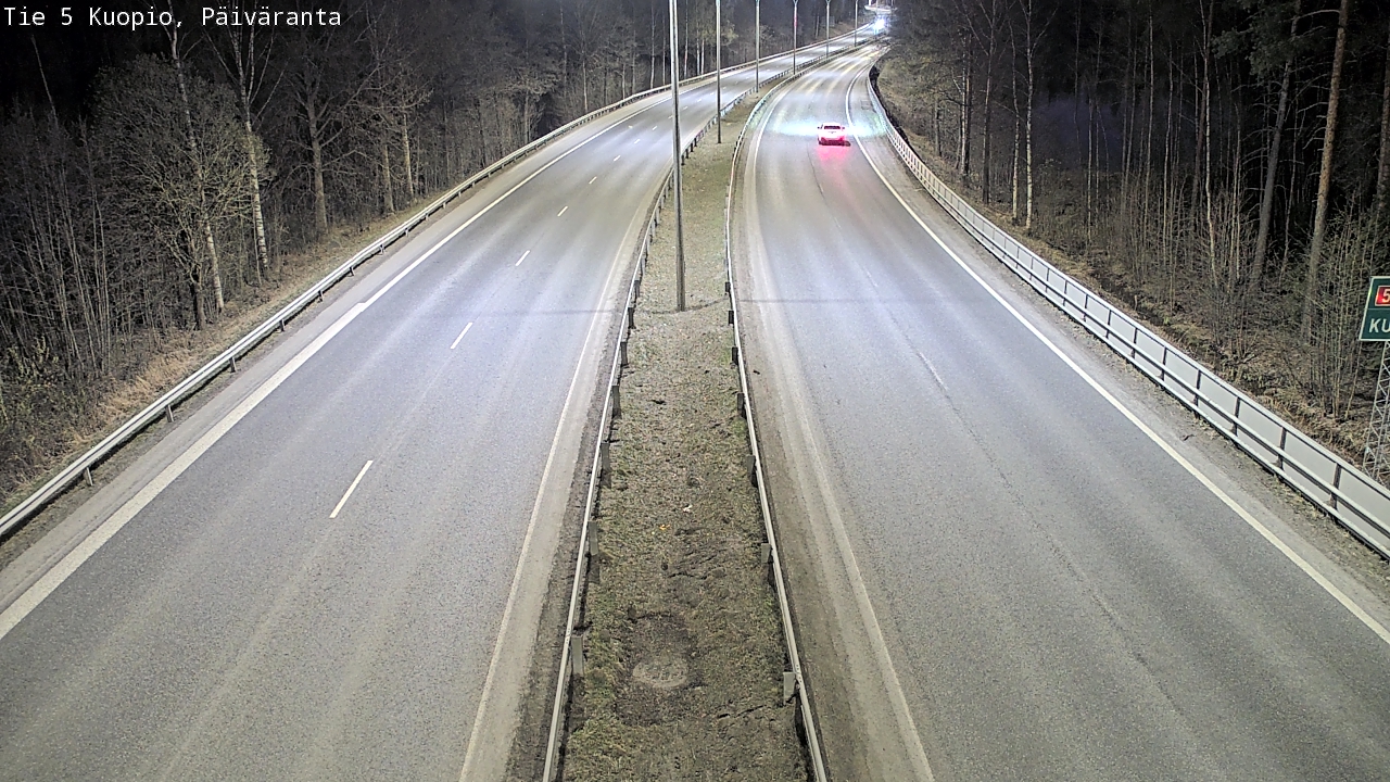 Weather Camera Image Road 5 Kuopio, Päiväranta, Kuopio, Pohjois-Savo