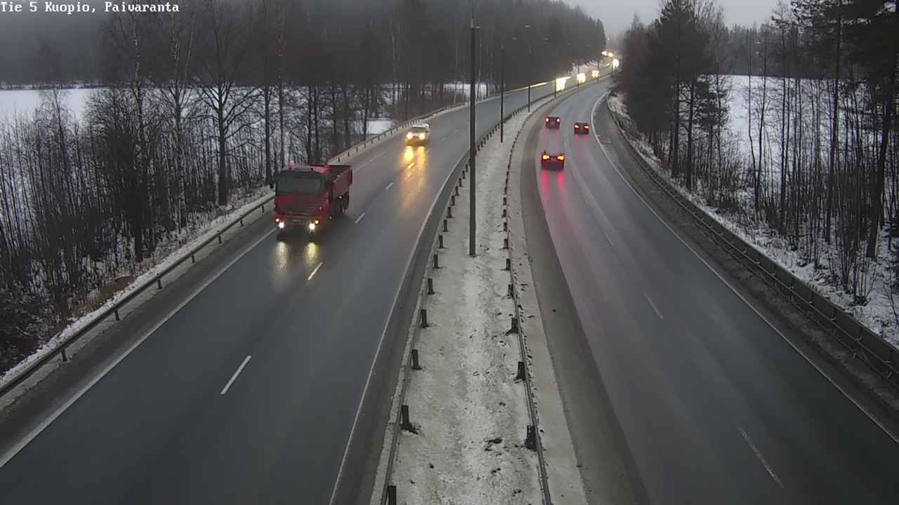 Weather Camera Image Road 5 Kuopio, Päiväranta, Kuopio, Pohjois-Savo