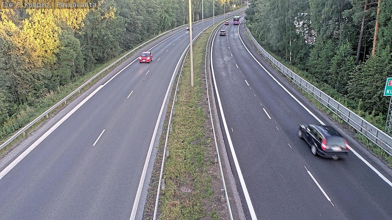 Kelikamerat Kuva Tie 5 Kuopio, Päiväranta, Kuopio, Pohjois-Savo