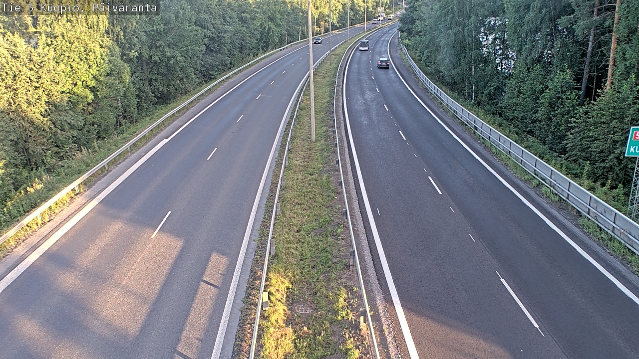 Kelikamerat Kuva Tie 5 Kuopio, Päiväranta, Kuopio, Pohjois-Savo