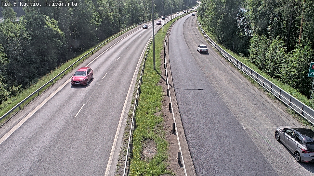 Kelikamerat Kuva Tie 5 Kuopio, Päiväranta, Kuopio, Pohjois-Savo