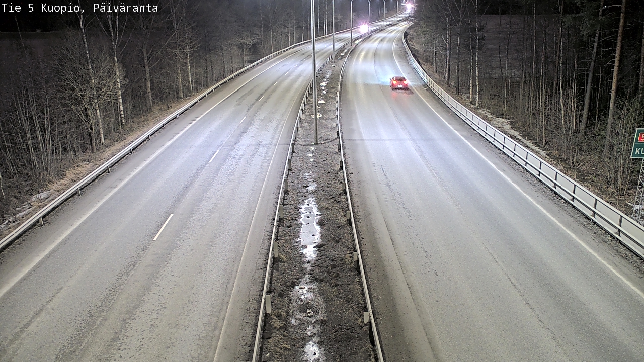 Kelikamerat Kuva Tie 5 Kuopio, Päiväranta, Kuopio, Pohjois-Savo