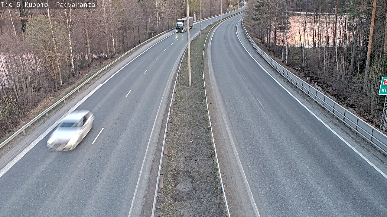 Weather Camera Image Road 5 Kuopio, Päiväranta, Kuopio, Pohjois-Savo