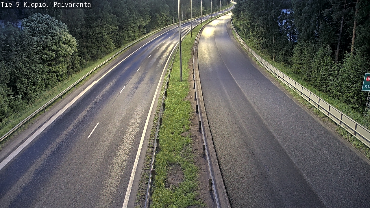 Kelikamerat Kuva Tie 5 Kuopio, Päiväranta, Kuopio, Pohjois-Savo