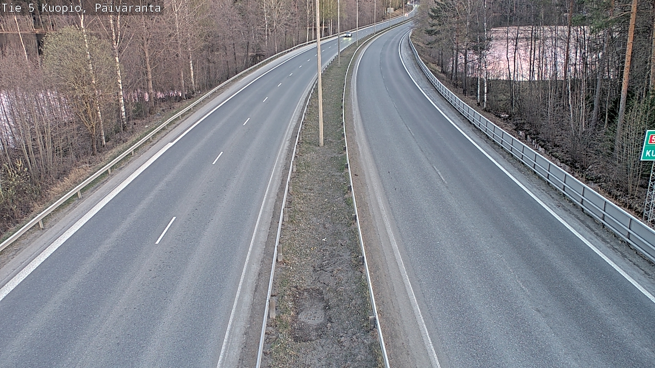 Weather Camera Image Road 5 Kuopio, Päiväranta, Kuopio, Pohjois-Savo