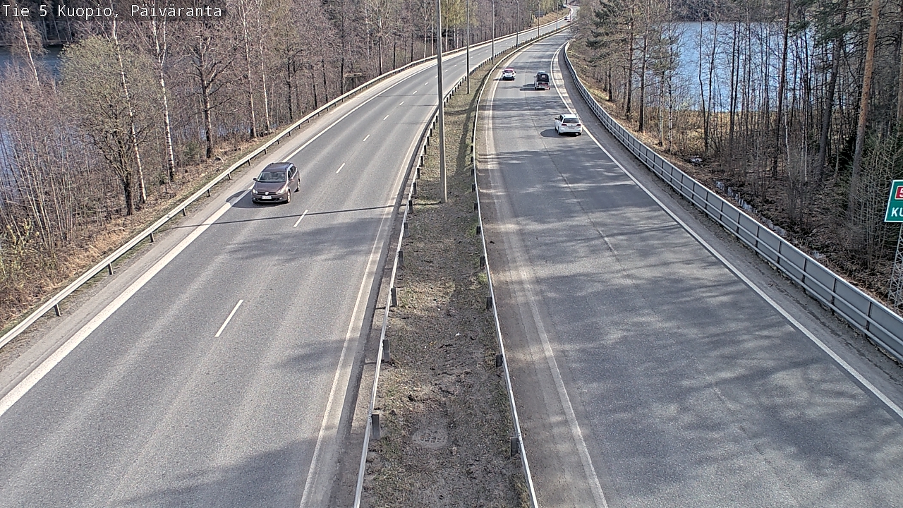 Weather Camera Image Road 5 Kuopio, Päiväranta, Kuopio, Pohjois-Savo