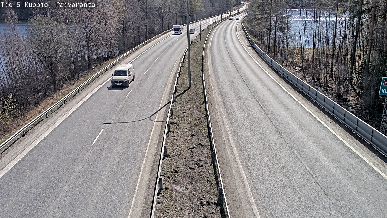 Weather Camera Image Road 5 Kuopio, Päiväranta, Kuopio, Pohjois-Savo