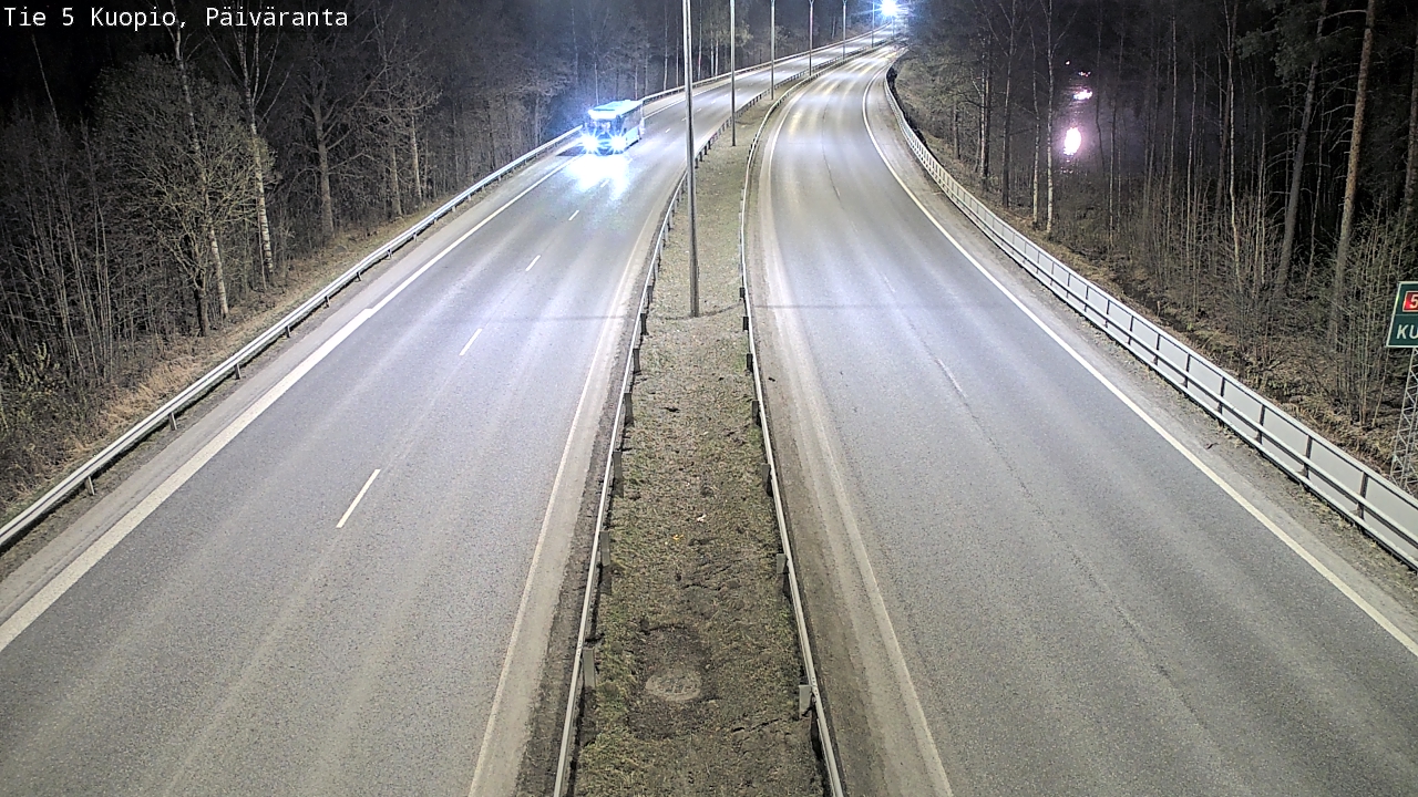 Weather Camera Image Road 5 Kuopio, Päiväranta, Kuopio, Pohjois-Savo
