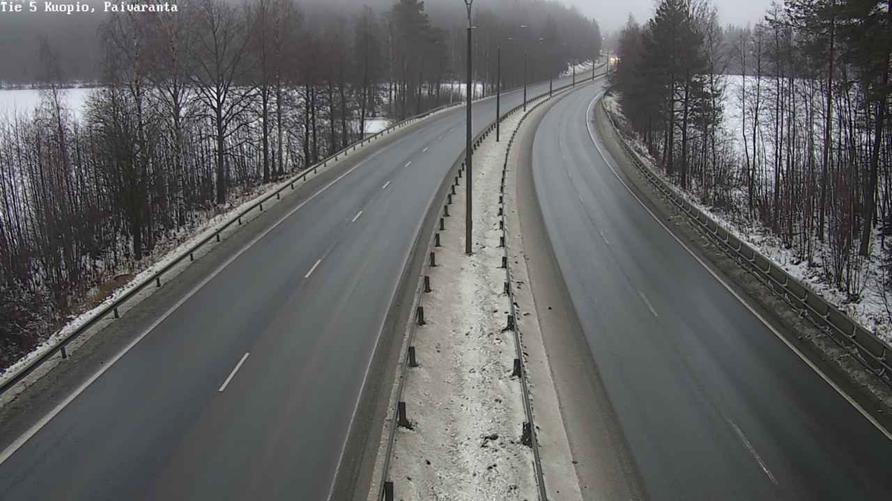 Weather Camera Image Road 5 Kuopio, Päiväranta, Kuopio, Pohjois-Savo