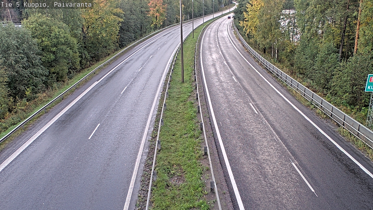 Weather Camera Image Road 5 Kuopio, Päiväranta, Kuopio, Pohjois-Savo