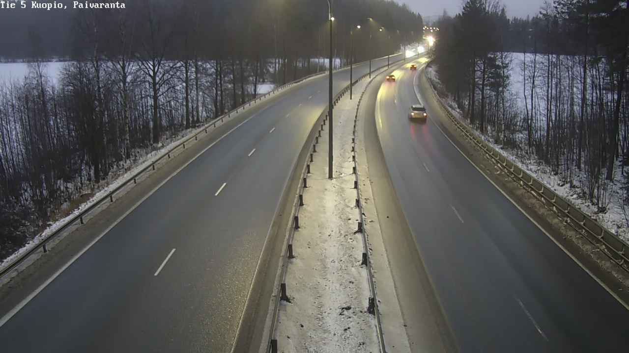Weather Camera Image Road 5 Kuopio, Päiväranta, Kuopio, Pohjois-Savo