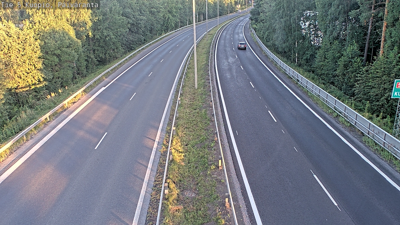 Kelikamerat Kuva Tie 5 Kuopio, Päiväranta, Kuopio, Pohjois-Savo
