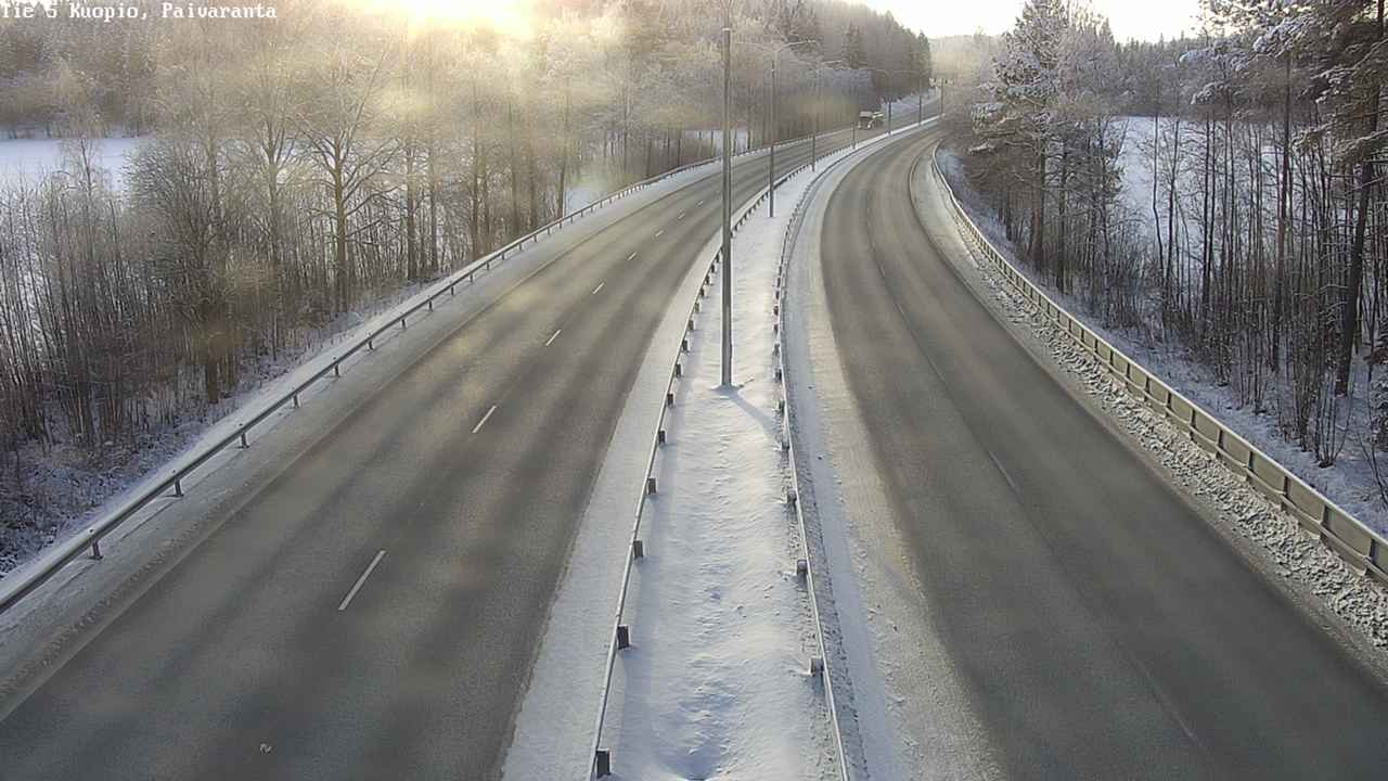 Weather Camera Image Väg 5 Kuopio, Päiväranta, Kuopio, Pohjois-Savo