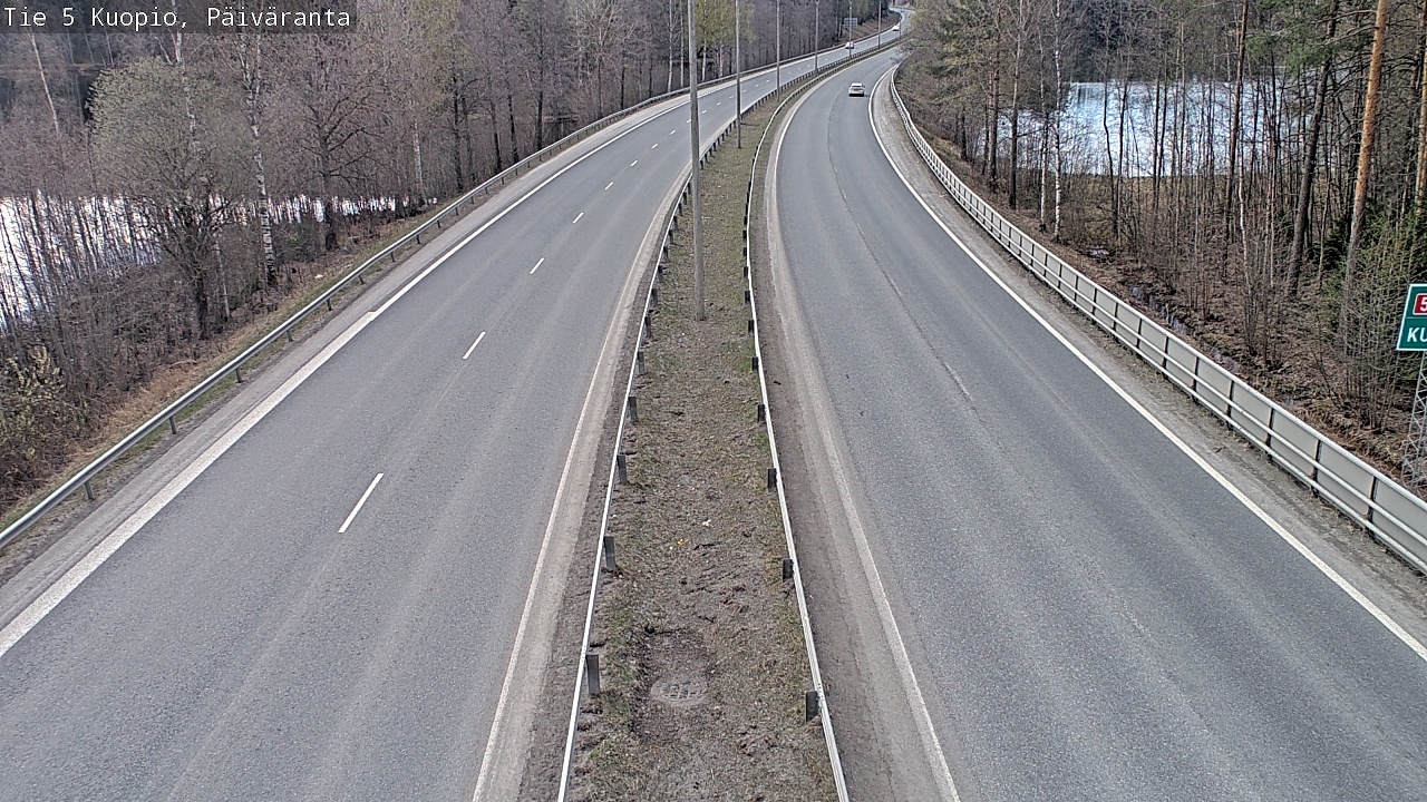 Weather Camera Image Road 5 Kuopio, Päiväranta, Kuopio, Pohjois-Savo