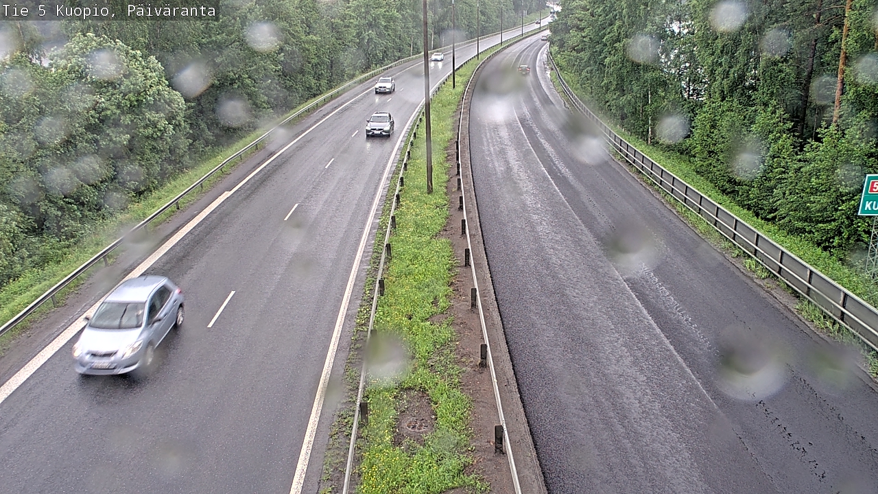 Weather Camera Image Väg 5 Kuopio, Päiväranta, Kuopio, Pohjois-Savo