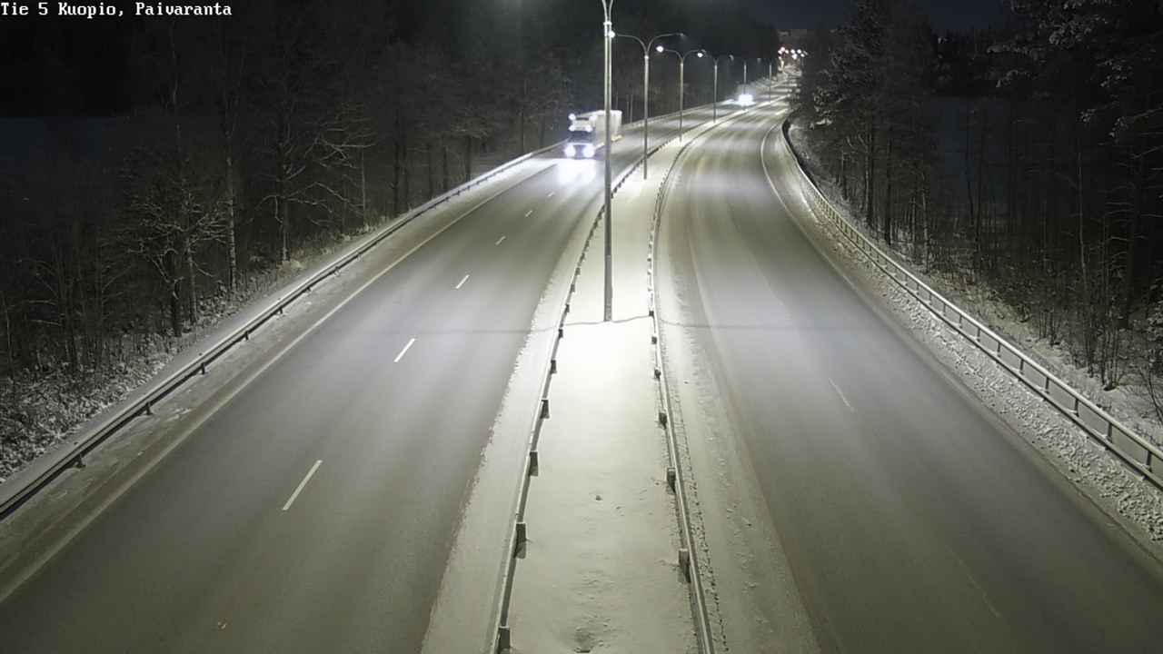 Weather Camera Image Väg 5 Kuopio, Päiväranta, Kuopio, Pohjois-Savo