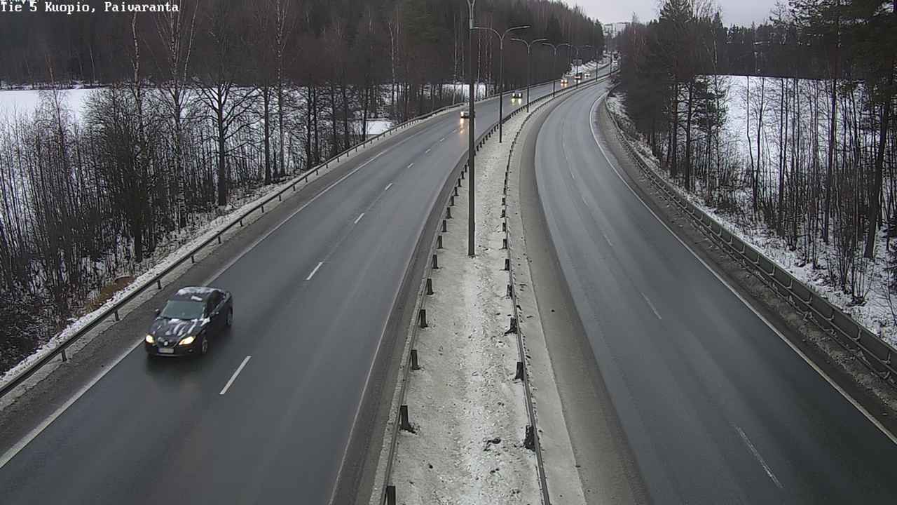 Weather Camera Image Road 5 Kuopio, Päiväranta, Kuopio, Pohjois-Savo