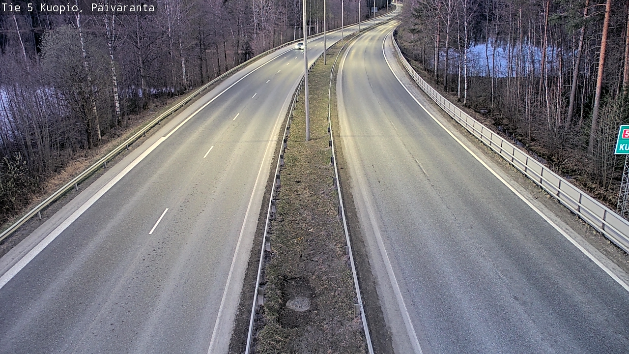 Weather Camera Image Road 5 Kuopio, Päiväranta, Kuopio, Pohjois-Savo