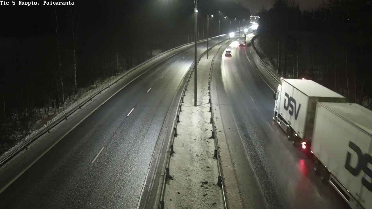 Weather Camera Image Road 5 Kuopio, Päiväranta, Kuopio, Pohjois-Savo