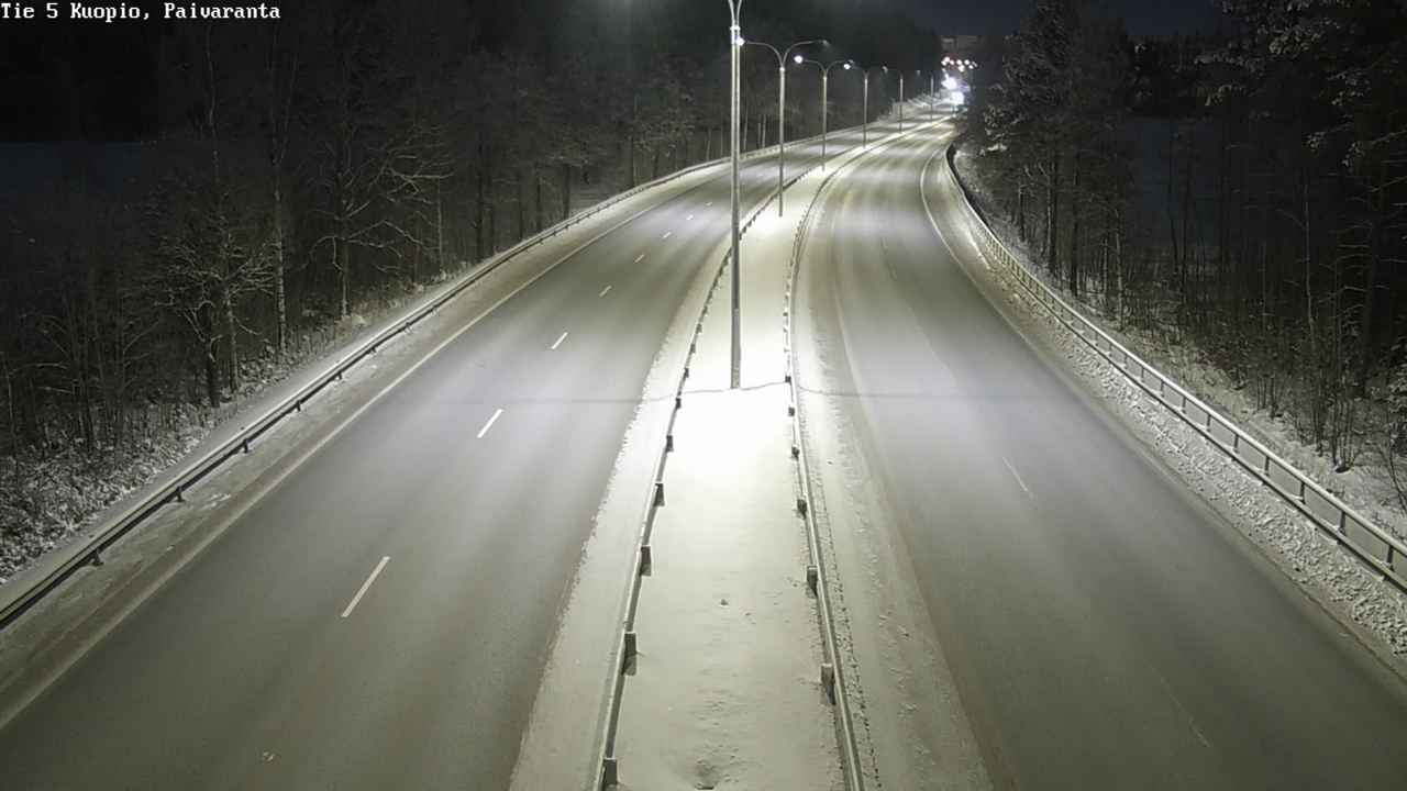 Weather Camera Image Väg 5 Kuopio, Päiväranta, Kuopio, Pohjois-Savo