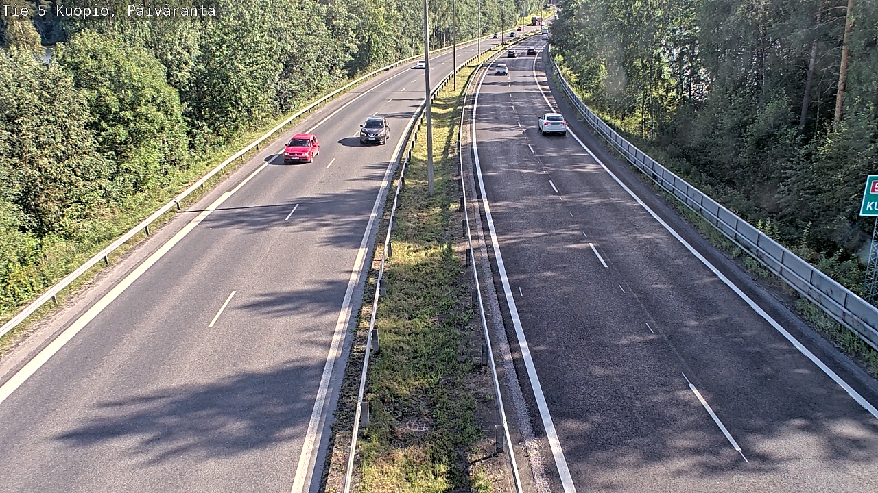 Kelikamerat Kuva Tie 5 Kuopio, Päiväranta, Kuopio, Pohjois-Savo