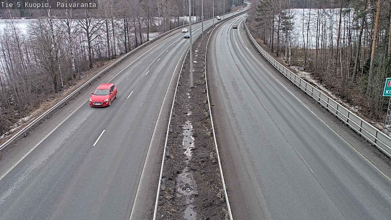 Kelikamerat Kuva Tie 5 Kuopio, Päiväranta, Kuopio, Pohjois-Savo