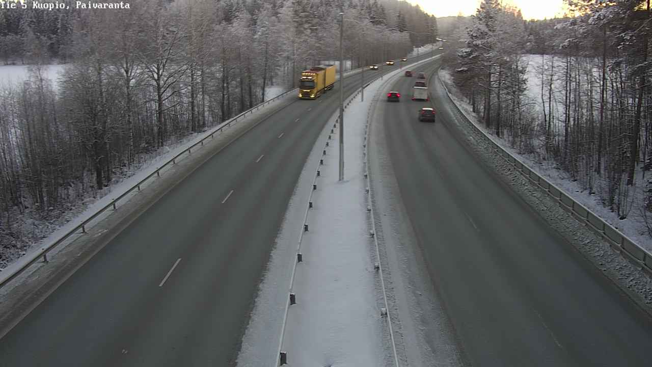 Weather Camera Image Väg 5 Kuopio, Päiväranta, Kuopio, Pohjois-Savo