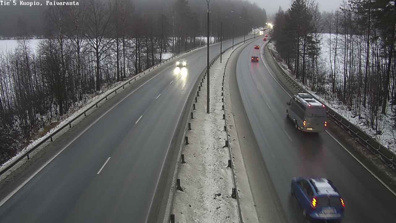 Weather Camera Image Road 5 Kuopio, Päiväranta, Kuopio, Pohjois-Savo
