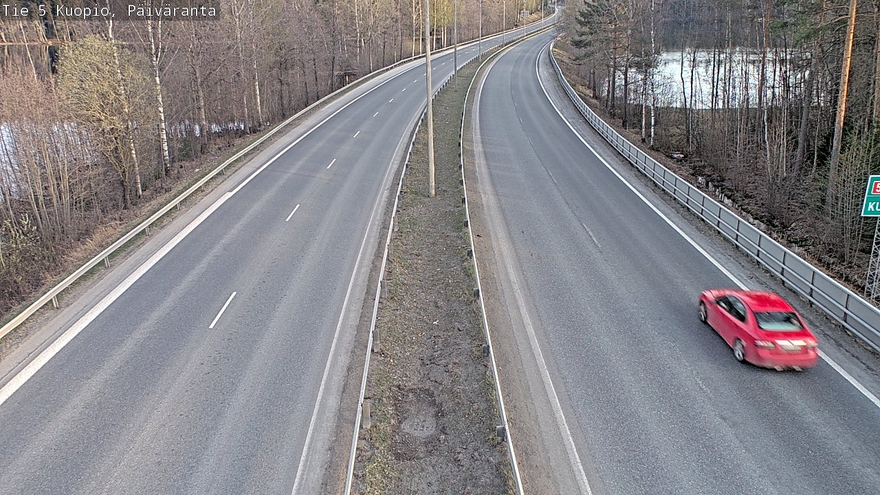 Weather Camera Image Road 5 Kuopio, Päiväranta, Kuopio, Pohjois-Savo
