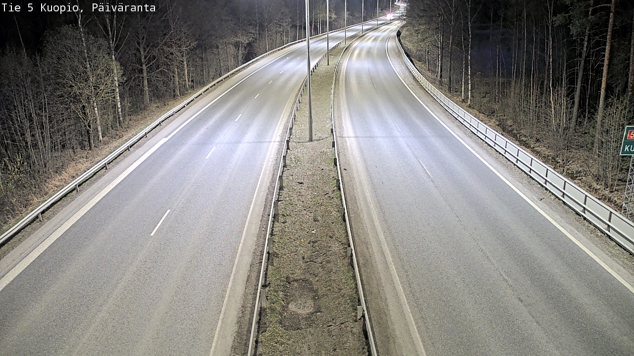 Kelikamerat Kuva Tie 5 Kuopio, Päiväranta, Kuopio, Pohjois-Savo