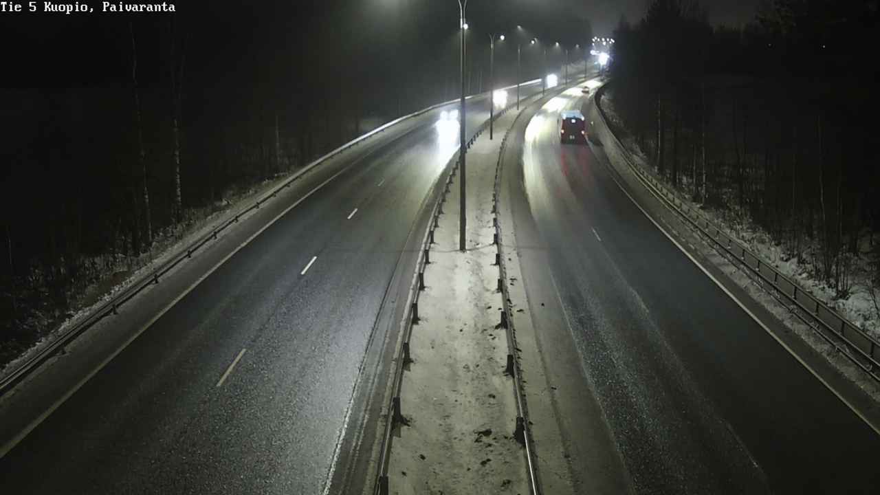 Weather Camera Image Road 5 Kuopio, Päiväranta, Kuopio, Pohjois-Savo