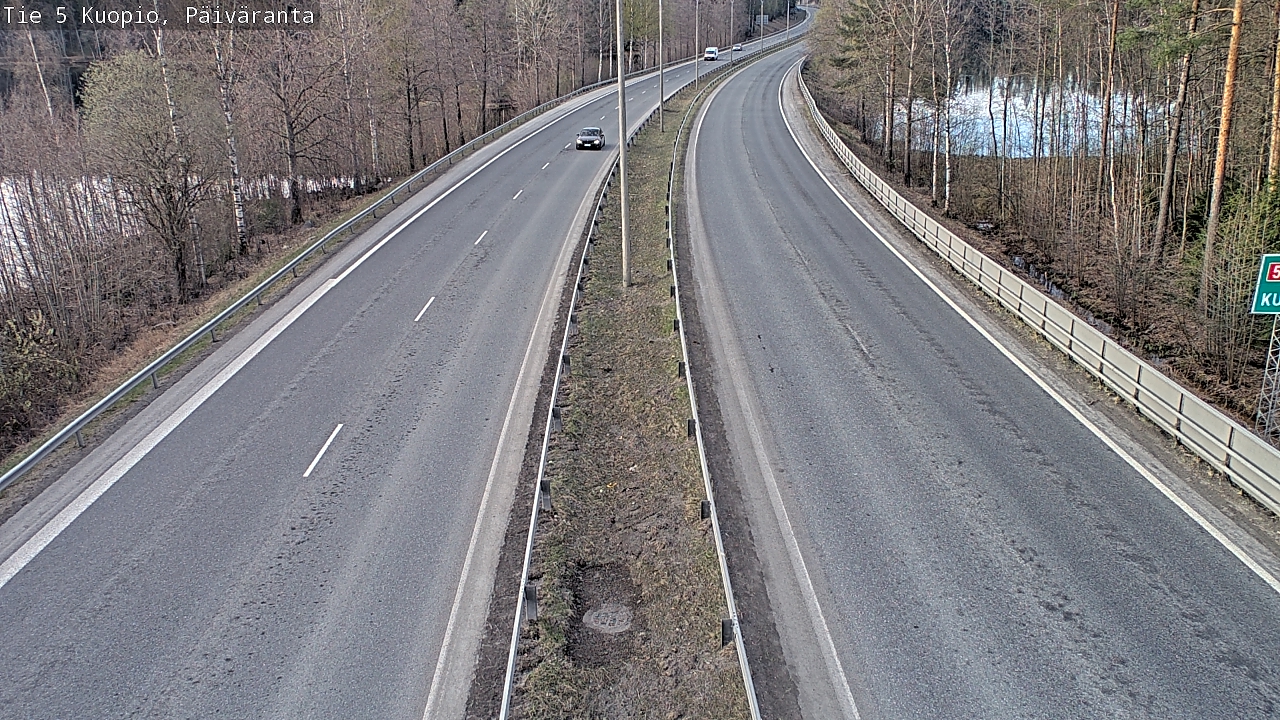Weather Camera Image Väg 5 Kuopio, Päiväranta, Kuopio, Pohjois-Savo
