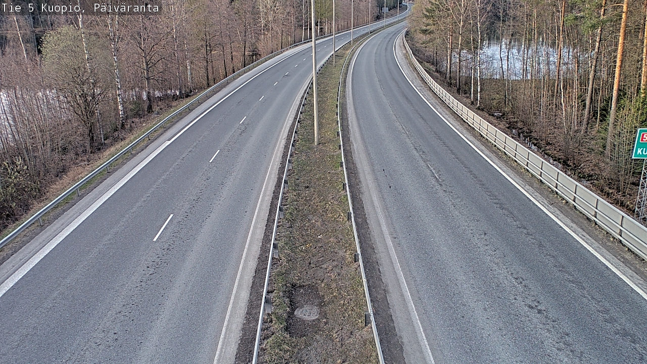 Weather Camera Image Väg 5 Kuopio, Päiväranta, Kuopio, Pohjois-Savo