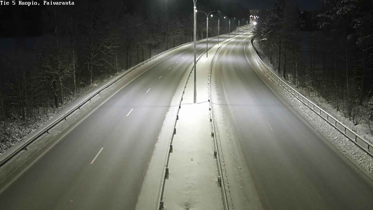 Weather Camera Image Road 5 Kuopio, Päiväranta, Kuopio, Pohjois-Savo