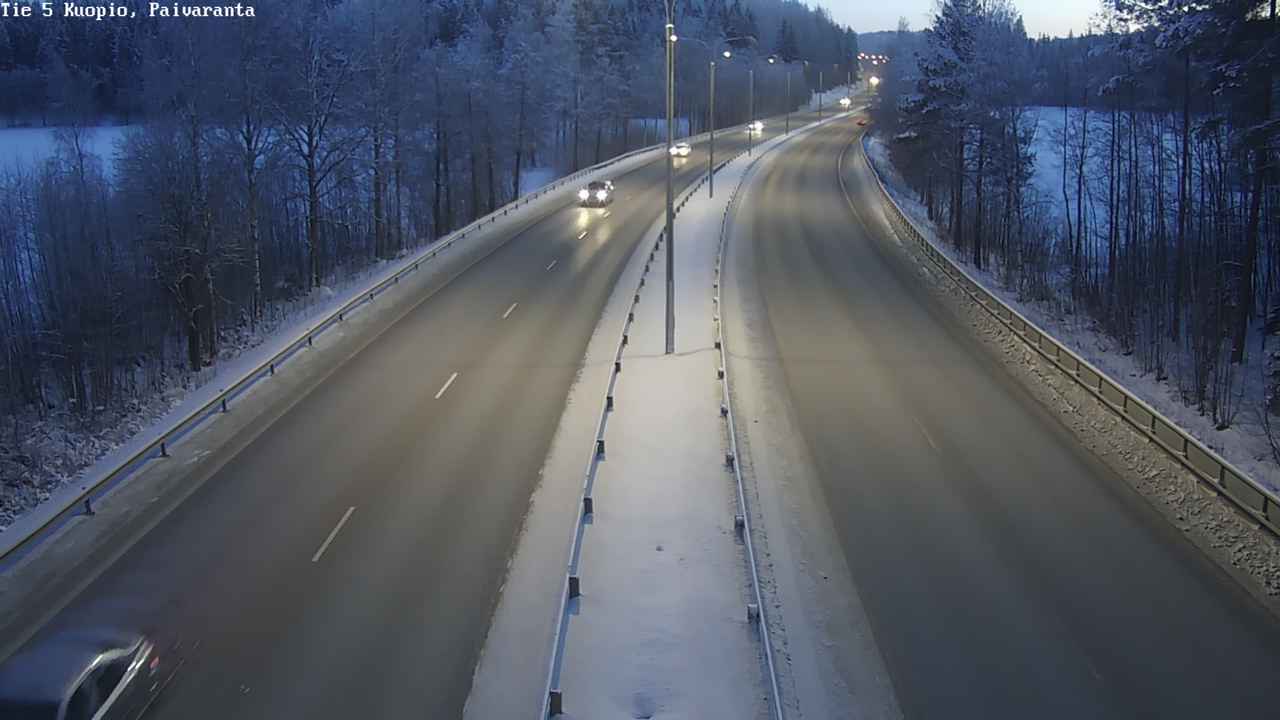 Weather Camera Image Väg 5 Kuopio, Päiväranta, Kuopio, Pohjois-Savo