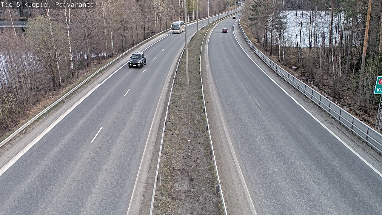 Weather Camera Image Road 5 Kuopio, Päiväranta, Kuopio, Pohjois-Savo