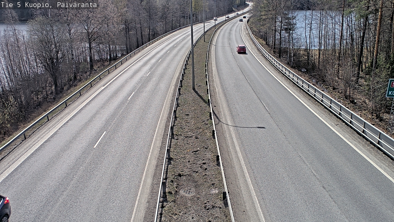 Weather Camera Image Road 5 Kuopio, Päiväranta, Kuopio, Pohjois-Savo