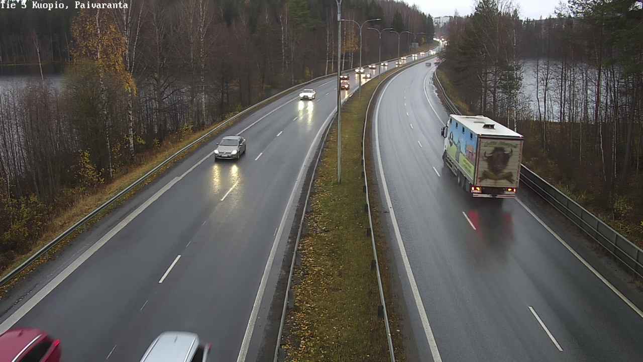 Weather Camera Image Väg 5 Kuopio, Päiväranta, Kuopio, Pohjois-Savo