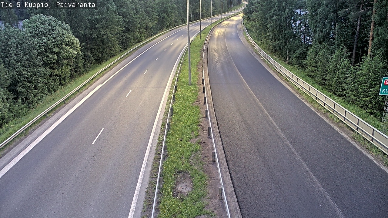 Kelikamerat Kuva Tie 5 Kuopio, Päiväranta, Kuopio, Pohjois-Savo