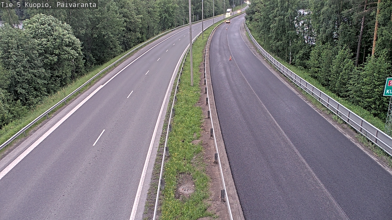 Kelikamerat Kuva Tie 5 Kuopio, Päiväranta, Kuopio, Pohjois-Savo