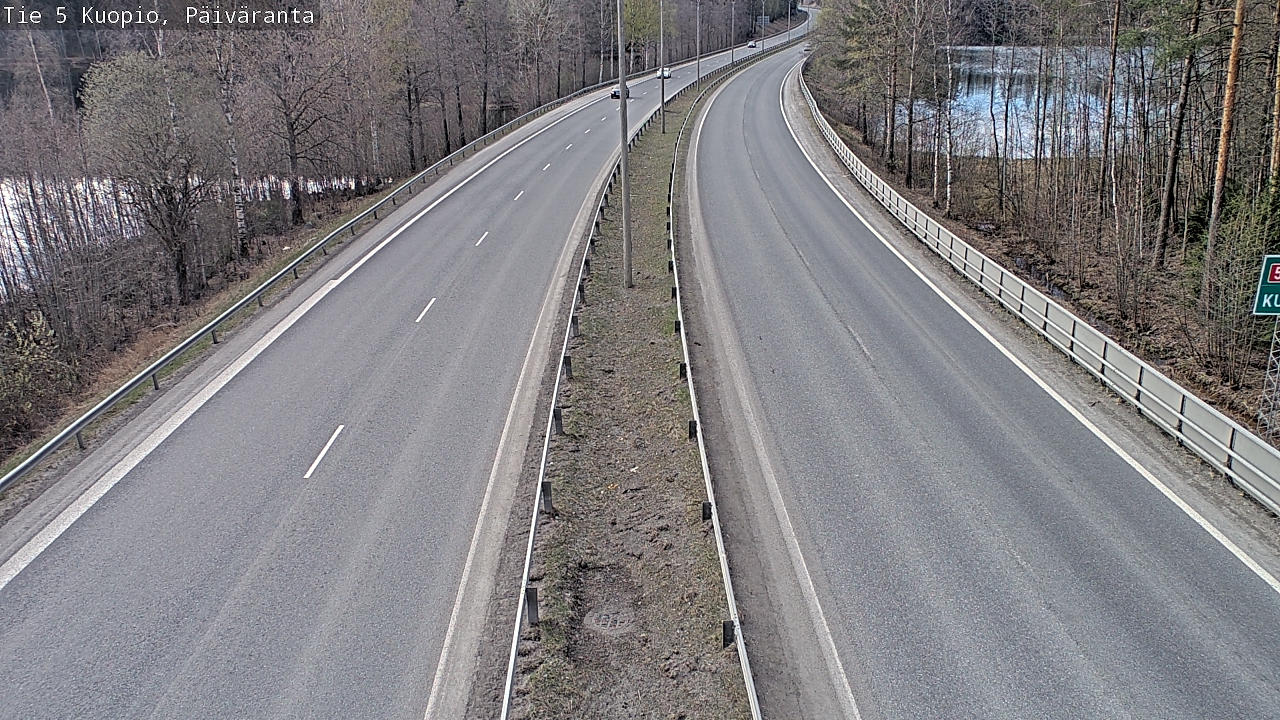 Weather Camera Image Road 5 Kuopio, Päiväranta, Kuopio, Pohjois-Savo