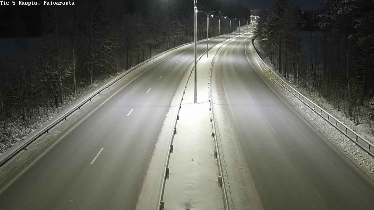 Weather Camera Image Väg 5 Kuopio, Päiväranta, Kuopio, Pohjois-Savo