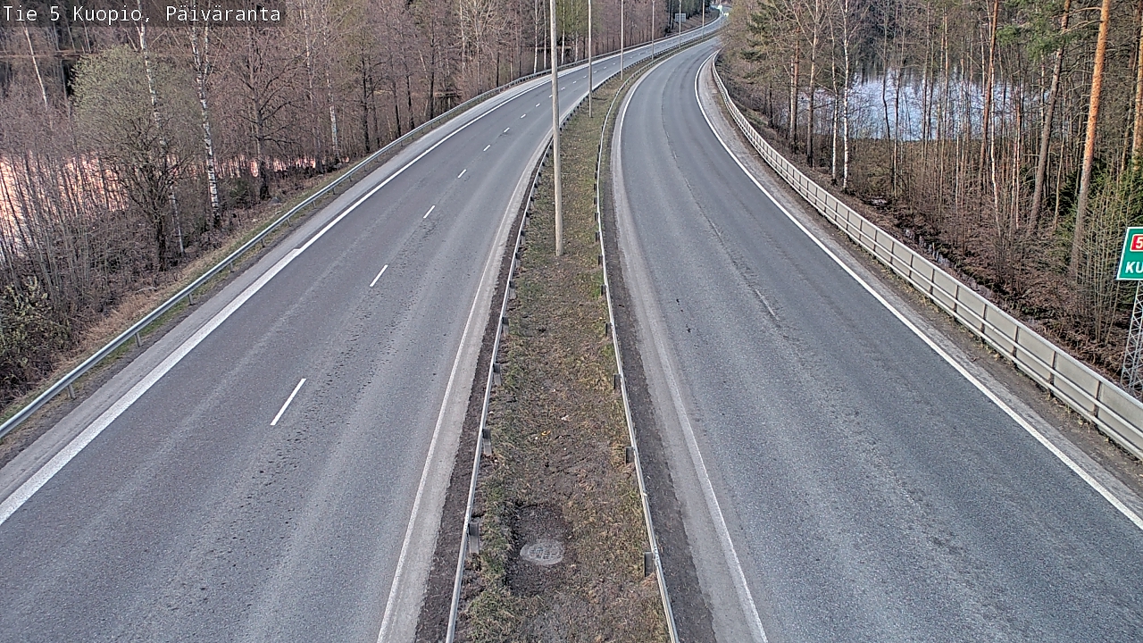 Weather Camera Image Road 5 Kuopio, Päiväranta, Kuopio, Pohjois-Savo