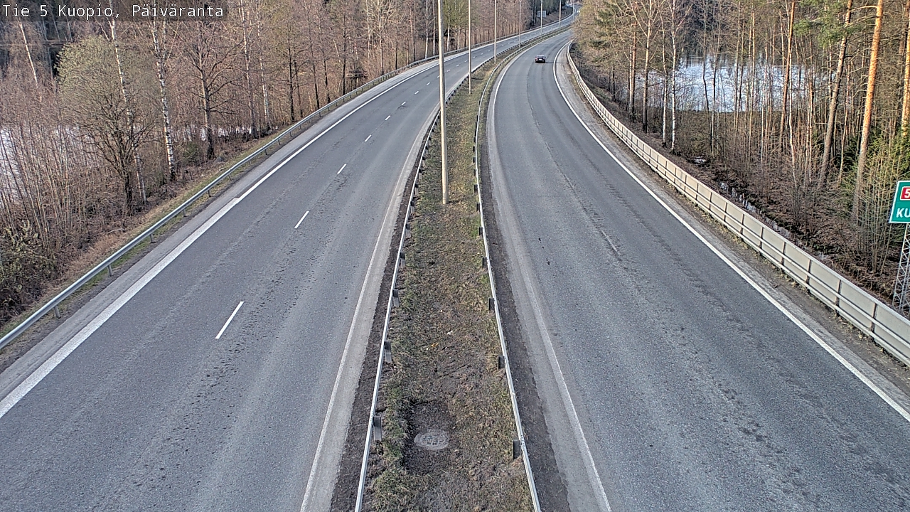 Weather Camera Image Väg 5 Kuopio, Päiväranta, Kuopio, Pohjois-Savo