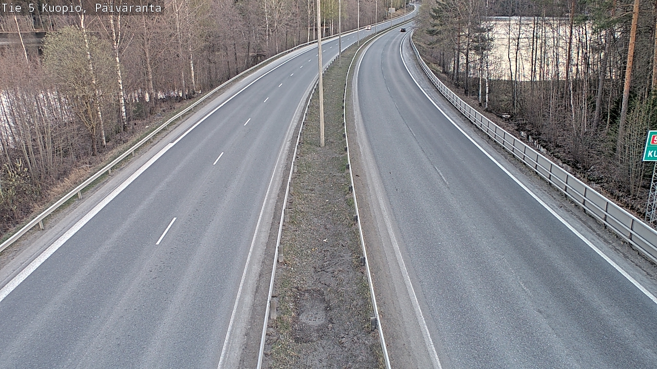Weather Camera Image Road 5 Kuopio, Päiväranta, Kuopio, Pohjois-Savo