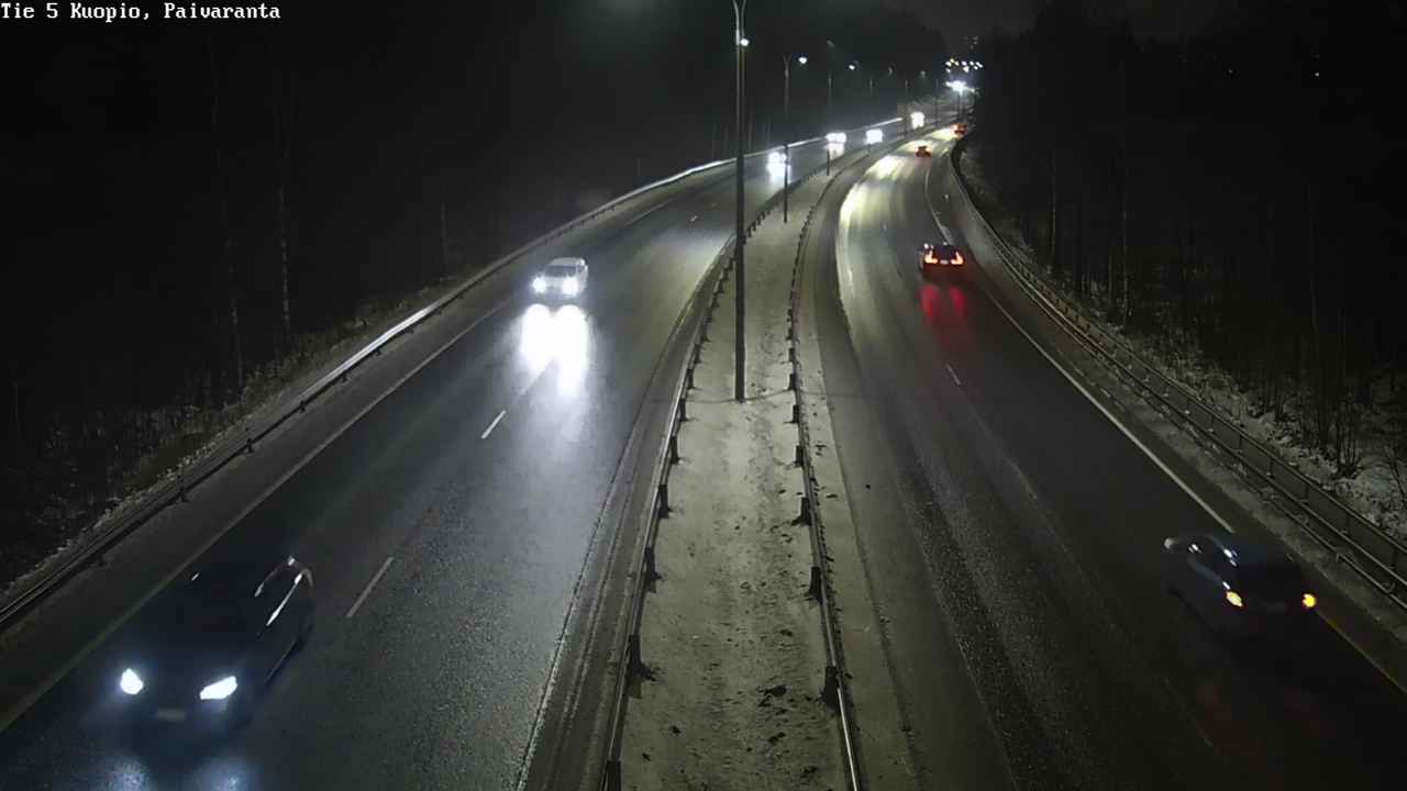 Weather Camera Image Road 5 Kuopio, Päiväranta, Kuopio, Pohjois-Savo